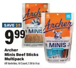 Big Y Archer Minis Beef Sticks offer