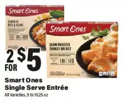 Big Y Smart Ones Single Serve Entrée offer