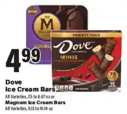 Big Y Dove Ice Cream Bars offer