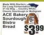 Key Food ACE Bakery Sourdough Bistro Bread offer