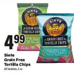 Big Y Siete Grain Free Tortilla Chips offer