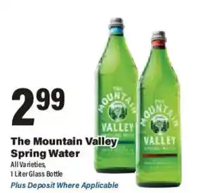 The Mountain Valley Spring Water