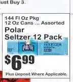 Key Food Polar Seltzer 12-Pack offer