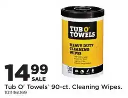 Mills Fleet Farm Tub O' Towels cleaning wipes offer