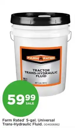 Mills Fleet Farm Farm Rated 5-gal. Universal Trans-Hydraulic Fluid offer