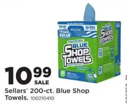 Mills Fleet Farm Sellars blue shop towels offer