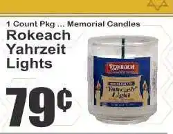 Key Food Rokeach Yahrzeit Lights offer