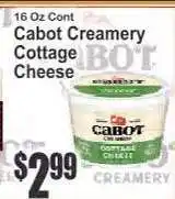 Key Food Cabot Creamery Cottage Cheese offer