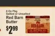 Key Food RED BARN BUTTER offer