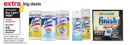 CVS Lysol disinfectant spray or wipes offer