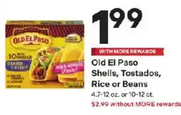 Coborn's Old El Paso Shells, Tostados, Rice or Beans offer