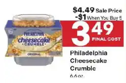 Coborn's Philadelphia Cheesecake Crumble offer