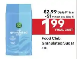 Coborn's Food Club Granulated Sugar offer