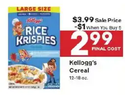 Coborn's Kellogg's Rice Krispies offer