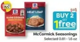 Weis Markets McCormick Seasonings offer