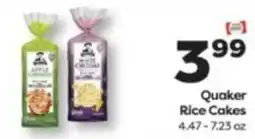 Weis Markets Quaker rice cakes offer
