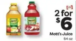 Weis Markets Mott's Juice offer