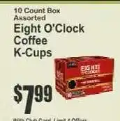 Key Food Eight O'Clock Coffee K-Cups offer