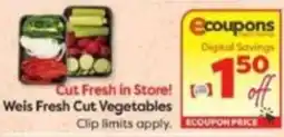 Weis Markets Weis Fresh Cut Vegetables offer
