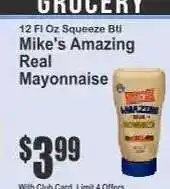 Key Food Mike's Amazing Real Mayonnaise offer