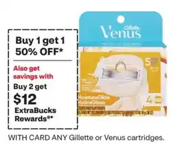 CVS Gillette or Venus cartridges offer