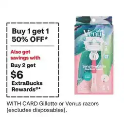 CVS Gillette or Venus Sensitive Glide Aloe Bloom Scented offer