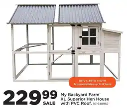 Mills Fleet Farm My Backyard Farm XL Superior Hen House with PVC Roof offer