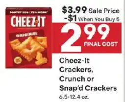 Coborn's Cheez-it Crackers offer