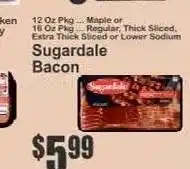Key Food Sugardale Bacon offer