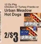 Key Food Urban Meadow Hot Dogs offer