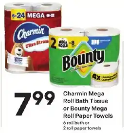 Coborn's Charmin Mega Roll Bath Tissue or Bounty Mega Roll Paper Towels offer