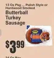 Key Food Butterball Turkey Sausage offer