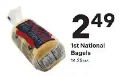 Coborn's 1st National Bagels offer