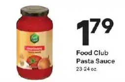 Coborn's Food Club Pasta Sauce offer