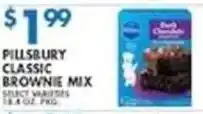 Compare Foods Pillsbury classic brownie mix offer
