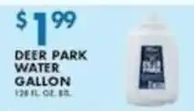 Compare Foods Deer Park water gallon offer