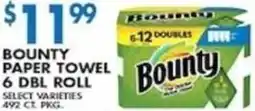 Compare Foods Bounty paper towel offer