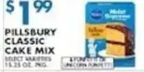 Compare Foods Pillsbury classic cake mix offer