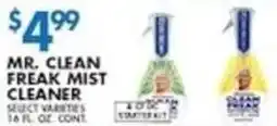 Compare Foods Mr. Clean freak mist cleaner offer