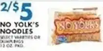 Compare Foods No Yolk's Noodles offer