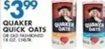 Compare Foods Quaker quick oats offer