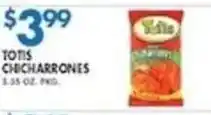 Compare Foods Totis Chicharrones offer