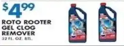 Compare Foods Roto rooter gel clog remover offer
