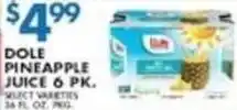 Compare Foods Dole pineapple juice offer