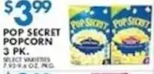 Compare Foods Pop Secret Popcorn offer