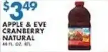 Compare Foods Apple & Eve Cranberry Natural offer