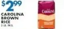 Compare Foods Carolina brown rice offer