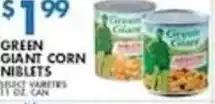 Compare Foods Green Giant Corn Niblets offer