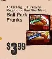 Key Food Ball Park Franks offer