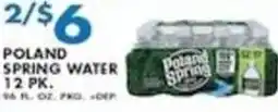 Compare Foods Poland Spring water offer